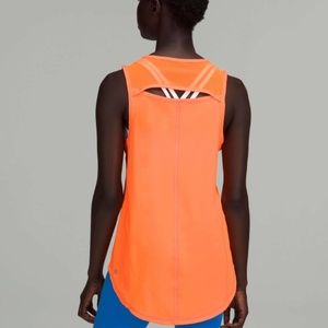 Lululemon Sculpt Tank Top - Sz 10 Highlight Orange